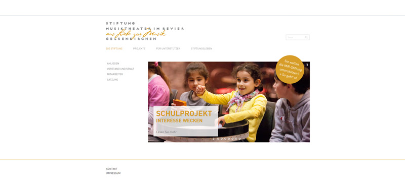 Die kleinen Kulturbotschafter gehen nun online und geben mit einer eigenen Website Einblick in die Stiftungsarbeit und Projekte. 