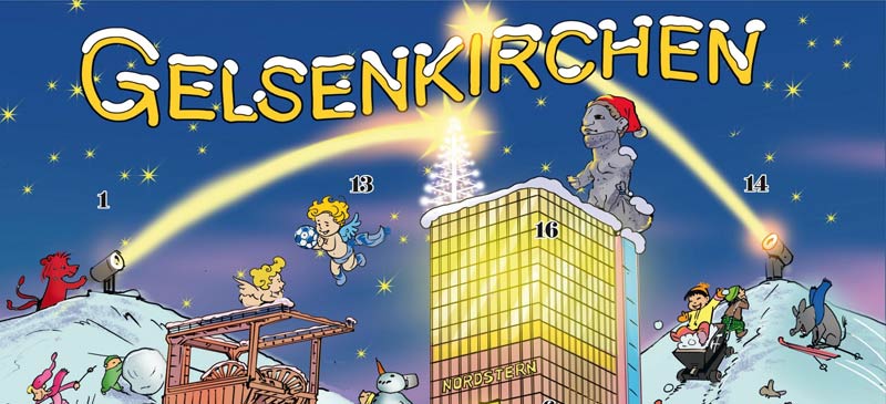 Gelsenkirchener Adventkalender ab 25.10 erhältlich.