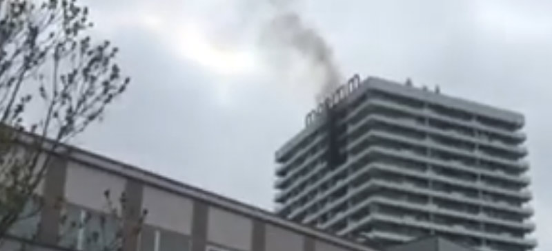 Im Maritim Hotel Gelsenkirchen in der Feldmark brennt es !